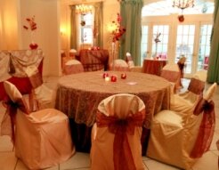 Holiday Party Table Set-Up